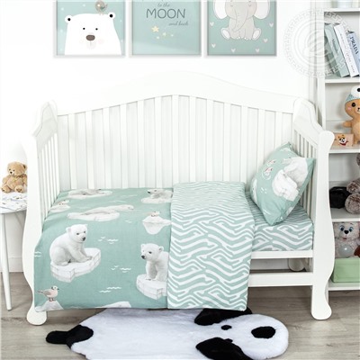 КПБ Снежок поплин яселька Арт Дизайн