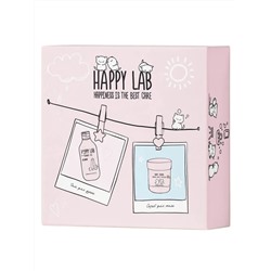 Happy Lab Набор для ухода за телом Sweet Dreams: гель для душа, скраб для тела, 300 мл, 240 г