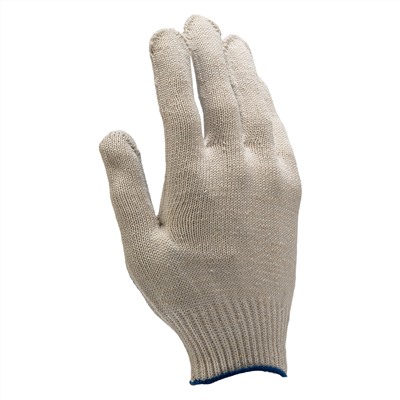 Перчатки х/б, ПВХ покрытие, "Шахматный облив", 10 класс