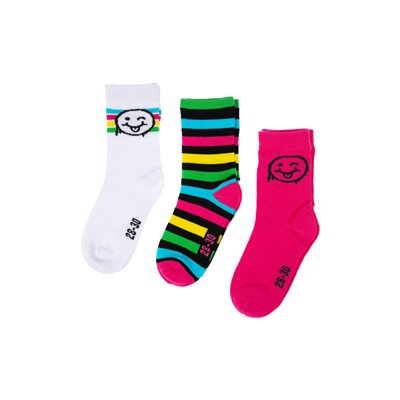 Носки для девочки, 3 пары в комплекте