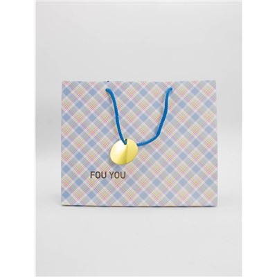 Пакет подарочный «For you», (33*26.5*10)