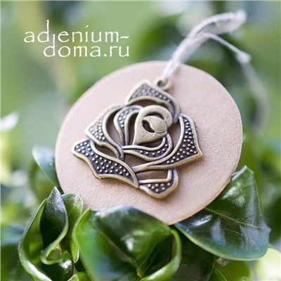 Подвеска большая РОЗА I бронза (Rosa)