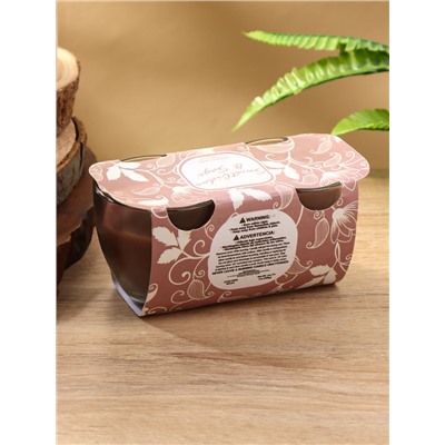 Свечи ароматические SCENTED CANDLE, 2×85 г, набор 2 шт., сидр, шалфей