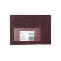 Визитница-кардхолдер Croco-В-207 н/к,  1отд, 9карм,  бордо флотер (120)  238513