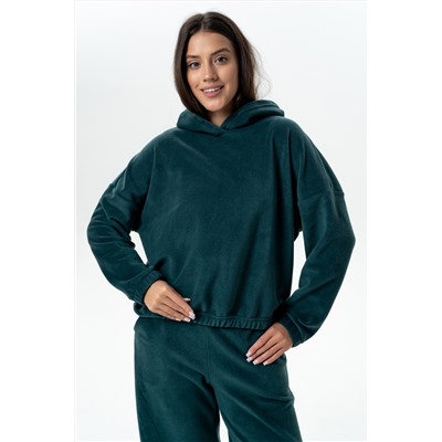 Джемпер женский 24-099L18 т.зеленый