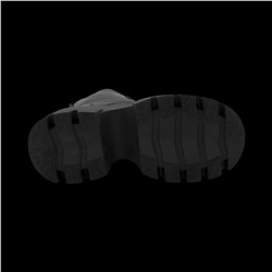 Ботинки из натуральной кожи на меху 6700-2 черные