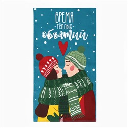 Набор кухонный полотенец "Доляна" Merry catmas 35х60 см-2 штуки, 100% хлопок, 160 г/м2