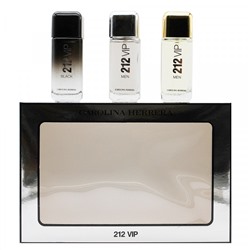 Парфюмерный мужской подарочный набор CH 212 men 3 x 30 ml