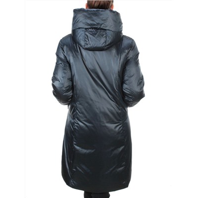 8056 DARK BLUE Пальто зимнее женское SIYAXINGE (200 гр. холлофайбера)