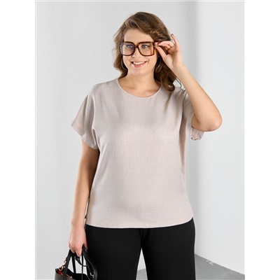 Женская блузка "Женский каприз-3" / бежевый