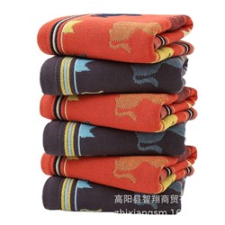 Gauze cartoon colorful children's sweat towel, wholesale
