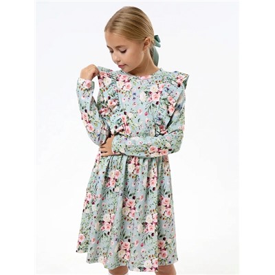 Детское платье "Красотка" / Цветы на ментоле