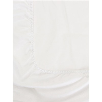 Простыня на резинке SL Home Natural color 90*200+30 см , сатин, 140 гр/м2, 100% хлопок