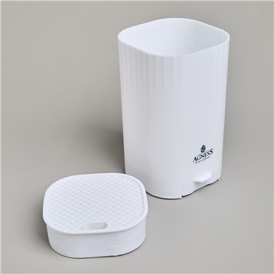 ПОДСТАВКА ДЛЯ НОЖЕЙ AGNESS С ТОЧИЛЬНЫМ КАМНЕМ 13,6*14,6*23 СМ