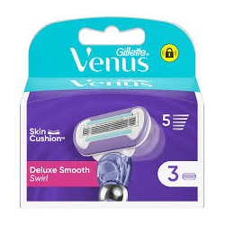 1 Кассеты VENUS SWIRL Deluxe Smooth с 5-ю лезвиями женские "3"