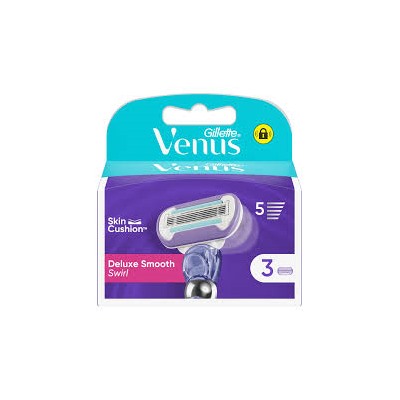 1 Кассеты VENUS SWIRL Deluxe Smooth с 5-ю лезвиями женские "3"