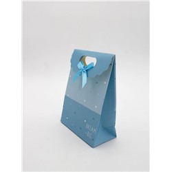 Пакет подарочный (XS) "Small dots", blue (12x6x16)