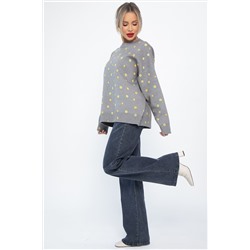 Свитер оверсайз Анита (серый) Б14759-1М