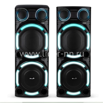 Колонка 15" (30-57 CRAZY BOX 5000) динамик 4шт/15" комплект 2 колонки ELTRONIC с TWS