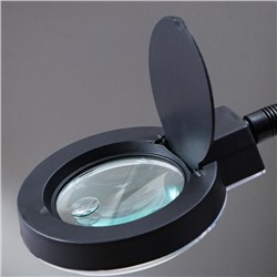 Лампа-лупа для творчества, от сети 220 В чёрный 52×17×14 см