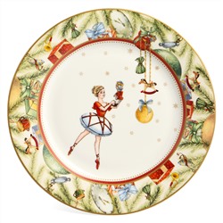 ТАРЕЛКА ЗАКУСОЧНАЯ LEFARD "ЩЕЛКУНЧИК" 20,5 СМ (КОР=18ШТ.)