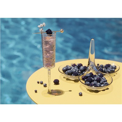 Набор бокалов из акрила Arctic для шампанского, 180 мл, прозрачный, 4 шт.