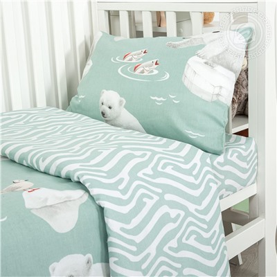 КПБ Снежок поплин яселька Арт Дизайн