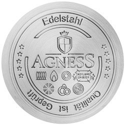 ЧАЙНИК AGNESS СО СВИСТКОМ, СЕРИЯ FANTASY,3,0 Л, ИНДУКЦИОННОЕ КАПСУЛЬНОЕ ДНО