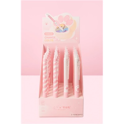 Ручка меняющая цвет чернил при стирании "Young cat", шоубокс 24 шт.