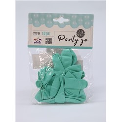 Набор воздушных шаров 10 шт. "Mellow magic", mint green (25 см)