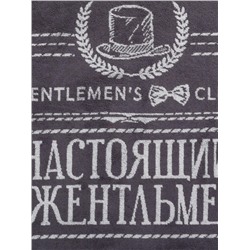 Полотенце махровое Этель «Джентльмен», 50×90 см, 420 г/м², серое