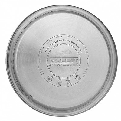 Чайник со свистком 3 л из нержавеющей стали, капсулированное дно WEBBER BE-0525