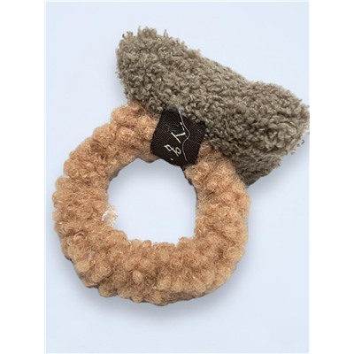 Резинка для волос меховая "Медвежонок" РД7 5 шт