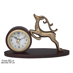 525-063 Часы настольные (х12) Полистоун