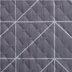 Покрывало "Этель" 1,5 сп Grey haze, 145х210±5 см, микрофибра