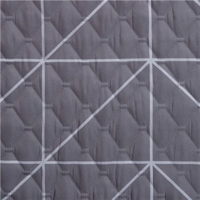 Покрывало "Этель" 1,5 сп Grey haze, 145х210±5 см, микрофибра