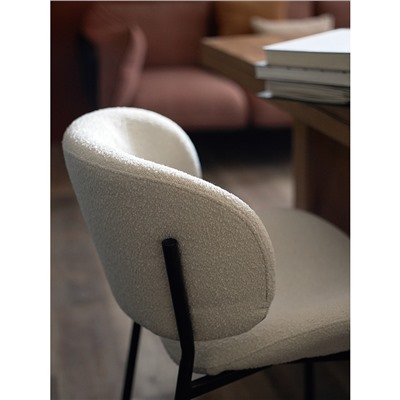 Стул Embrace, букле, молочный