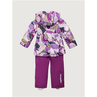 Комплект утеплённый для девочки NIKASTYLE 7м1425 Цикламен Брусника