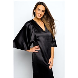 Платье длинное с воланами 397BLK