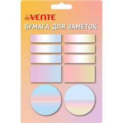 Набор бумаги для заметок с/к "deVENTE. Gradient" 12x45мм, 25x45мм и 45x45мм 10x20листов 10диз 2010117/Россия