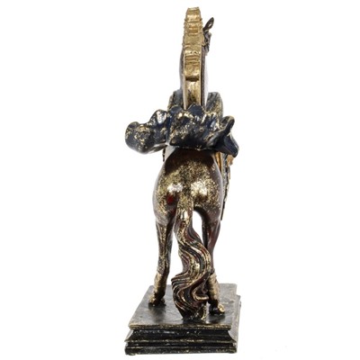 GAEM Фигурка декоративная "Лошадь" с часами D8см, (AAx1 н/п), L31,5 W14 H45,5 см