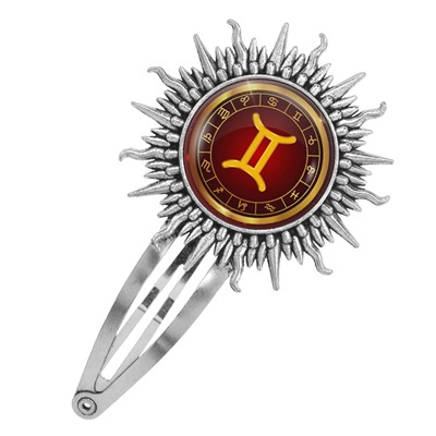 HZG-0295 Заколка Знаки Зодиака - Близнецы