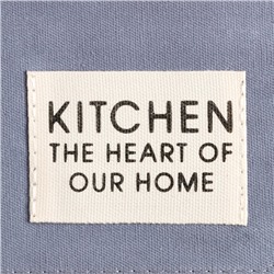 Дорожка на стол Этель Kitchen 40×150 +/-5 см, синий, 100% хлопок, саржа 220 г/м²