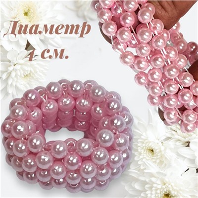 Резинка жемчужная широкая 4 см 6 шт Р3 тип 1