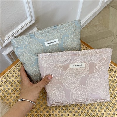 Capacious cosmetic bag, small clutch bag, shoulder bag to go out, handheld organizer bag