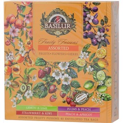 BASILUR. Inspiration. Ассорти (оранжевая) карт.упаковка, 40 пак.