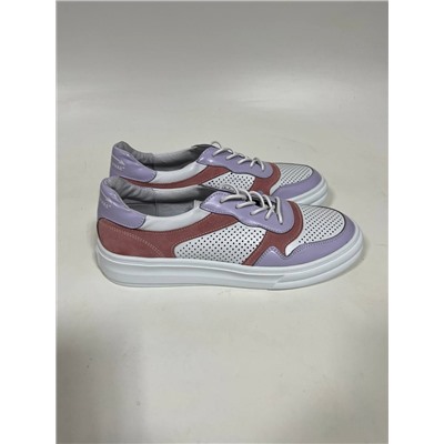 Кеды ED'ART 149.p.lusi22'w. белый розовый лиловый  R