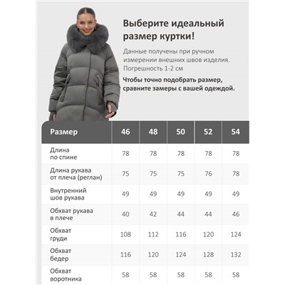 Куртка зимняя женская с мехом и капюшоном тренд темно-зеленого цвета 7737TZ