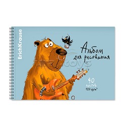 Альбом для рисования 40 л. "Happy Capy" на спирали А4