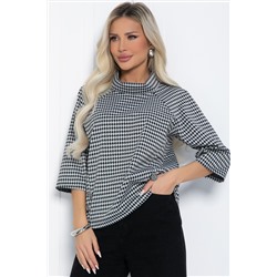 Джемпер Эдельвейс (черно-белая) Б12403-18